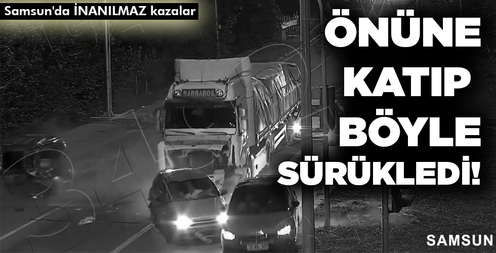 ÖNÜNE KATIP BÖYLE SÜRÜKLEDİ!