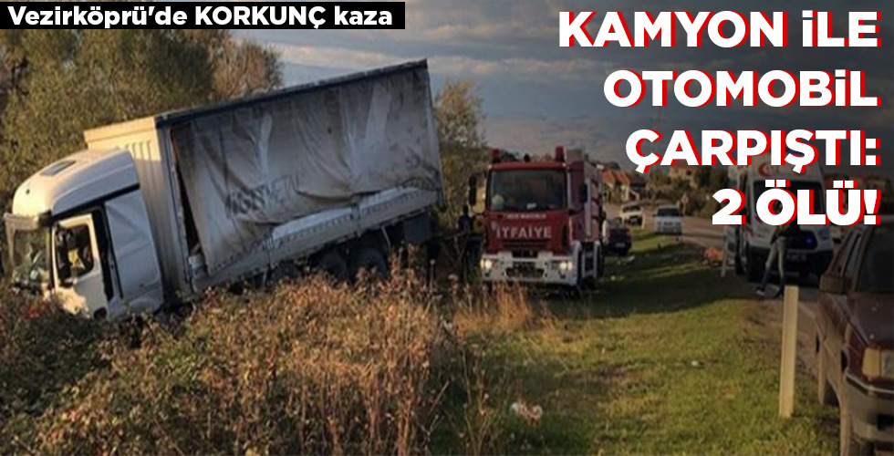 KAMYON İLE OTOMOBİL ÇARPIŞTI