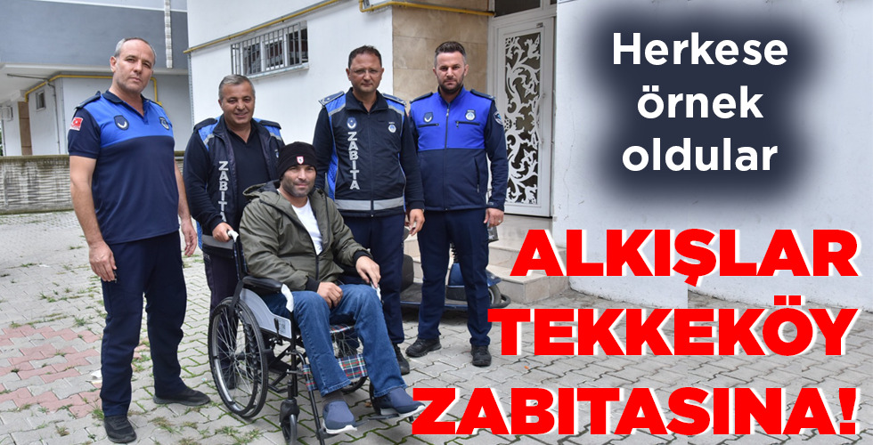 ALKIŞLAR TEKKEKÖY ZABITASINA!