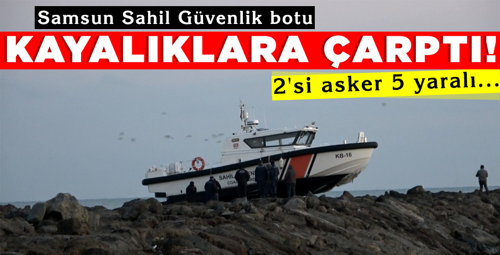 KAYALIKLARA ÇARPTI!