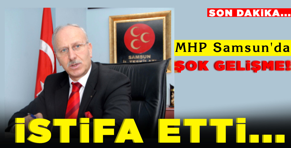 İSTİFA ETTİ...