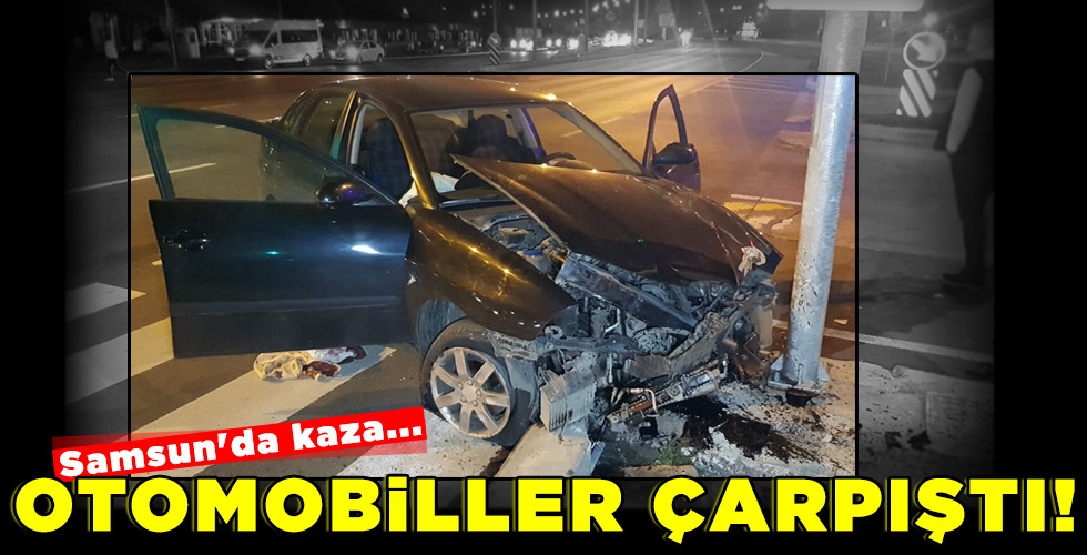 OTOMOBİLLER ÇARPIŞTI!