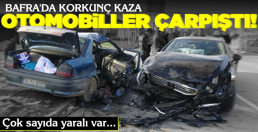 OTOMOBİLLER ÇARPIŞTI!