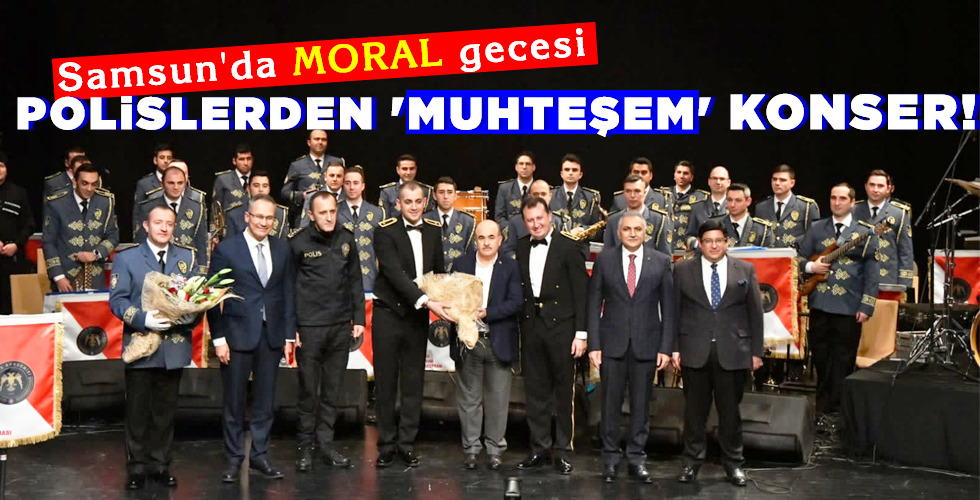 POLİSLERDEN 'MUHTEŞEM' KONSER!