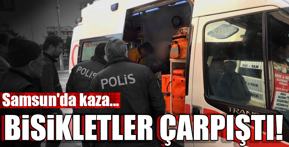 BİSİKLETLER ÇARPIŞTI!