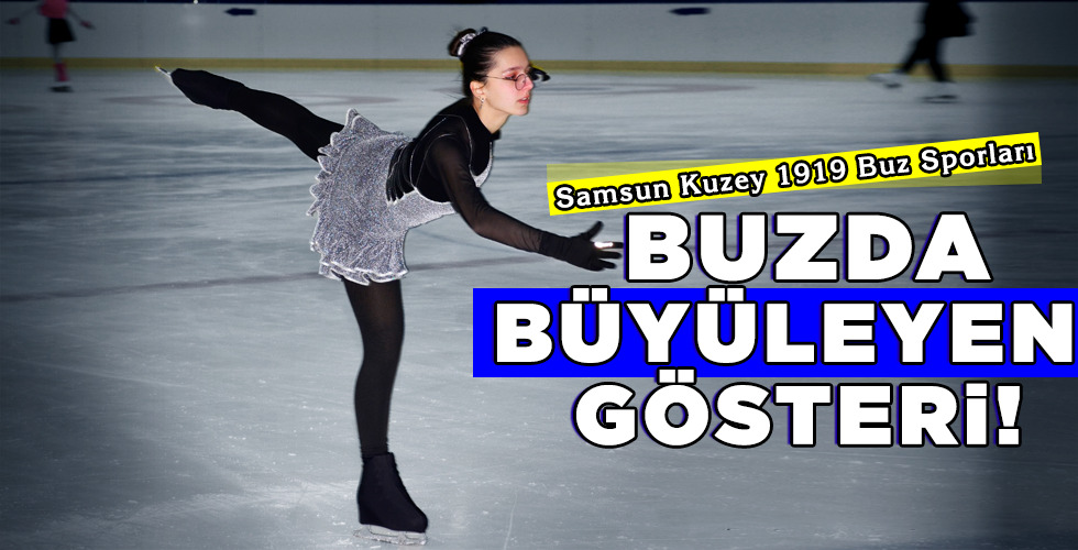 BUZDA BÜYÜLEYEN GÖSTERİ!