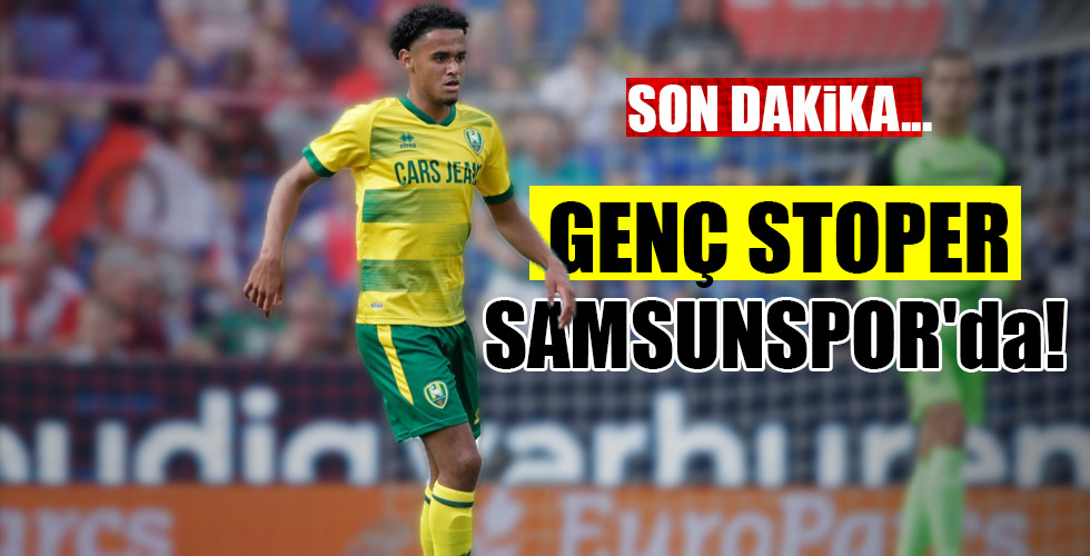 GENÇ STOPER SAMSUNSPOR'da!