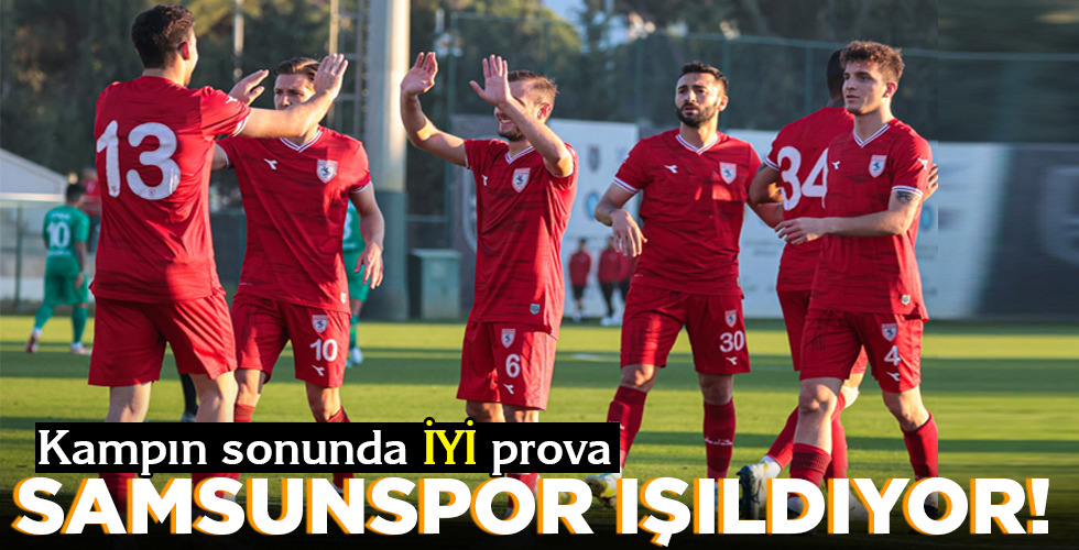 SAMSUNSPOR IŞILDIYOR!