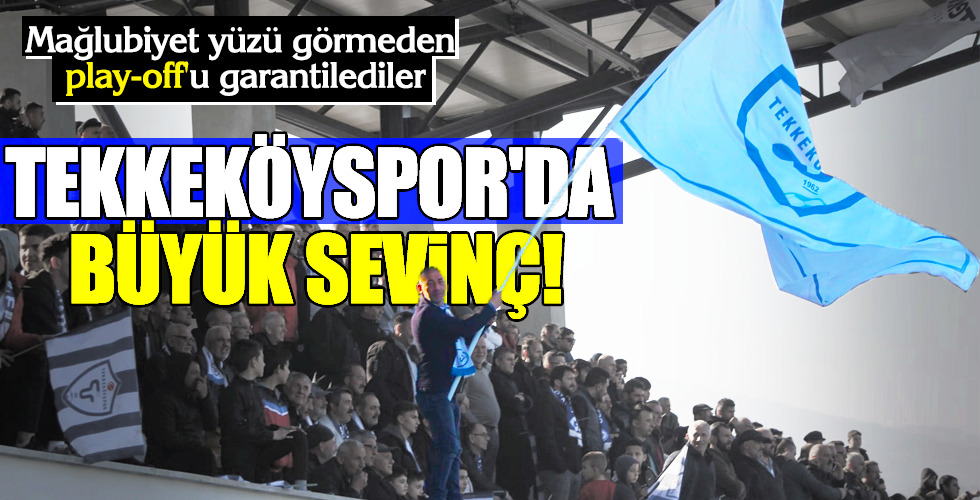 TEKKEKÖYSPOR'DA BÜYÜK SEVİNÇ!