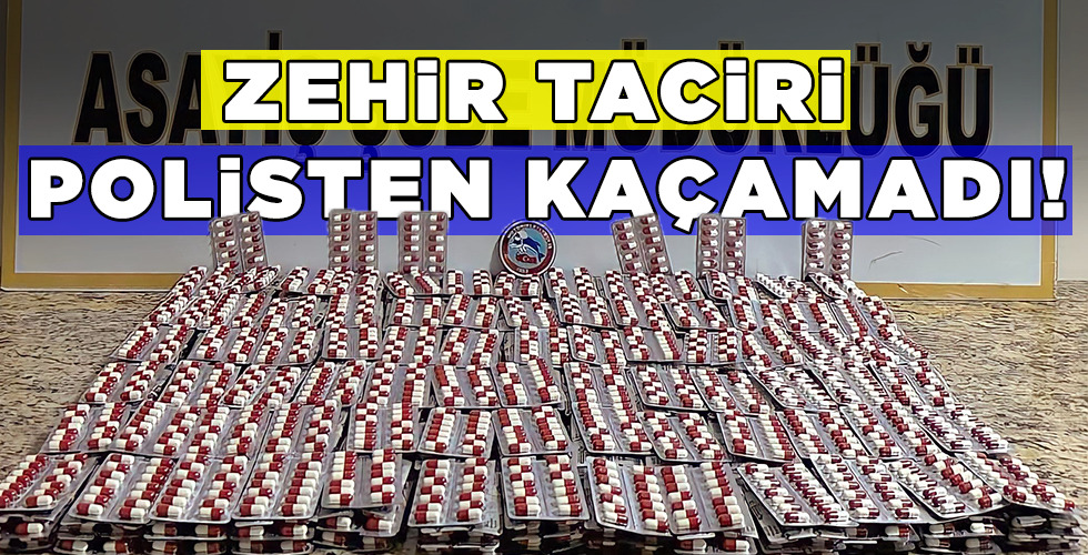 ZEHİR TACİRİ POLİSTEN KAÇAMADI!