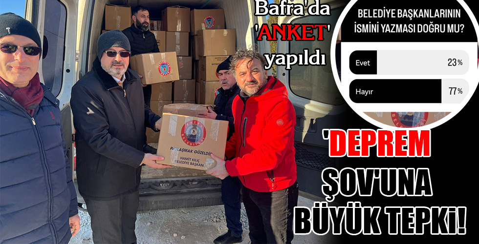 ‘DEPREM ŞOV’UNA BÜYÜK TEPKİ!