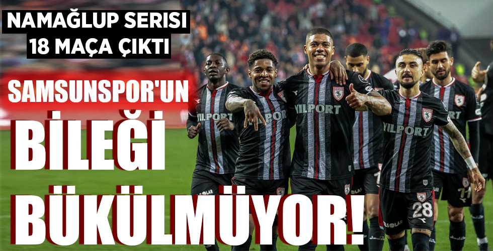 SAMSUNSPOR’UN BİLEĞİ BÜKÜLMÜYOR!
