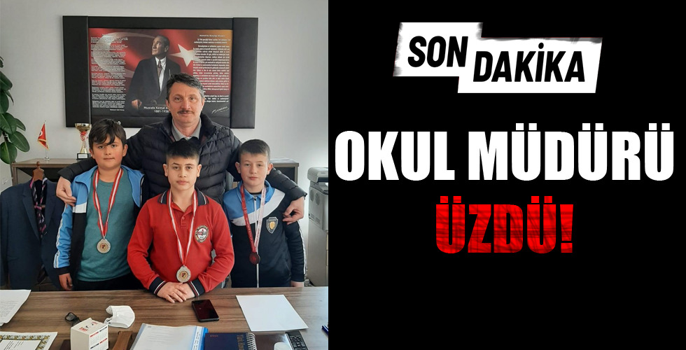 OKUL MÜDÜRÜ ÜZDÜ!