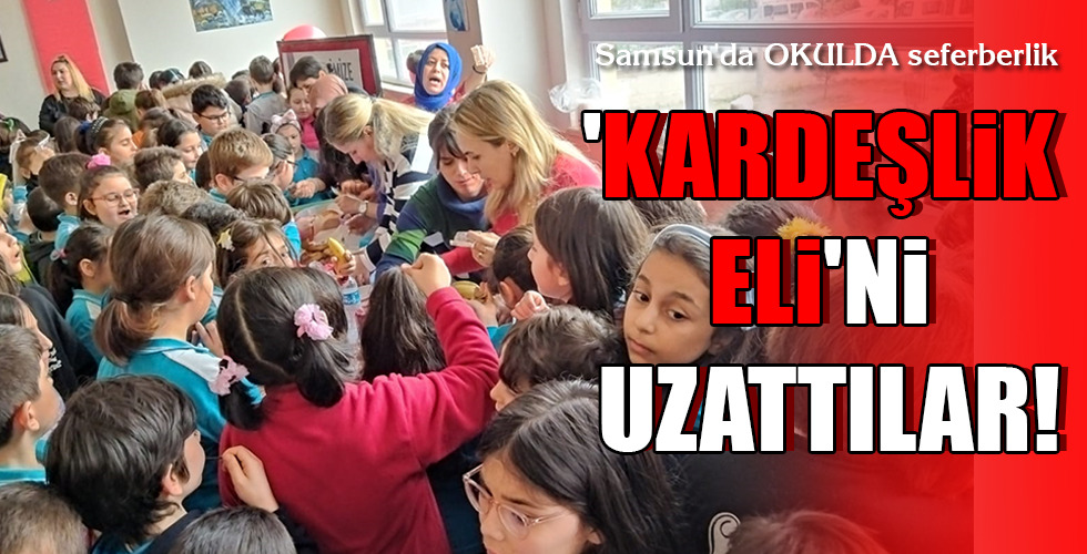 'KARDEŞLİK ELİ'Nİ UZATTILAR!