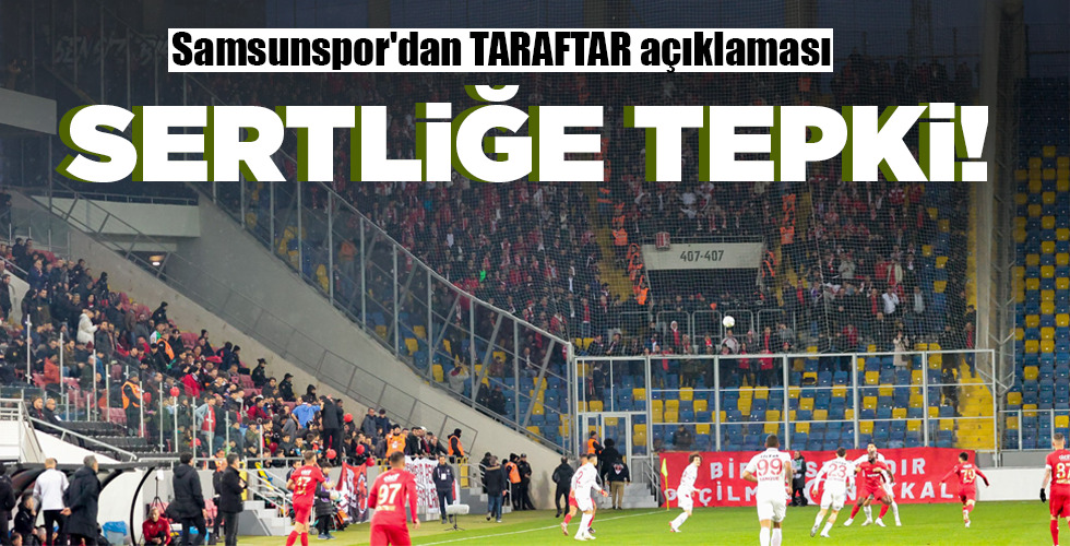 SERTLİĞE TEPKİ!