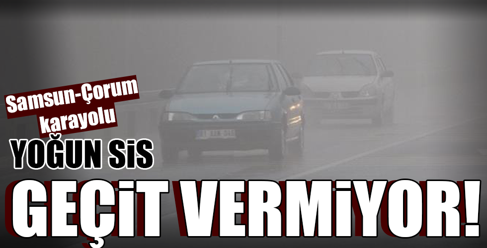 YOĞUN SİS GEÇİT VERMİYOR!