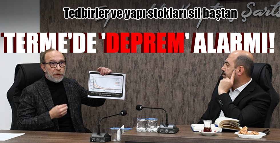 TERME’DE ‘DEPREM’ ALARMI!