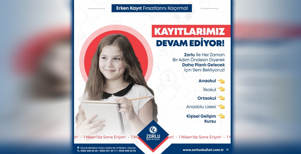 ERKEN KAYIT FIRSATLARINI KAÇIRMA