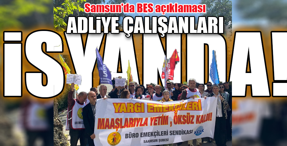 ADLİYE ÇALIŞANLARI İSYANDA!