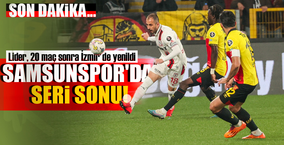 SAMSUNSPOR’DA SERİ SONU!