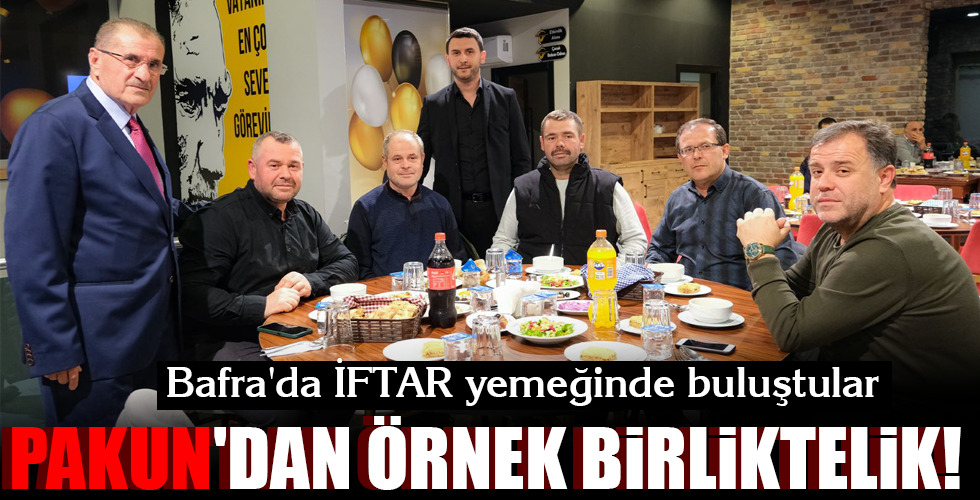 PAKUN’DAN ÖRNEK BİRLİKTELİK!