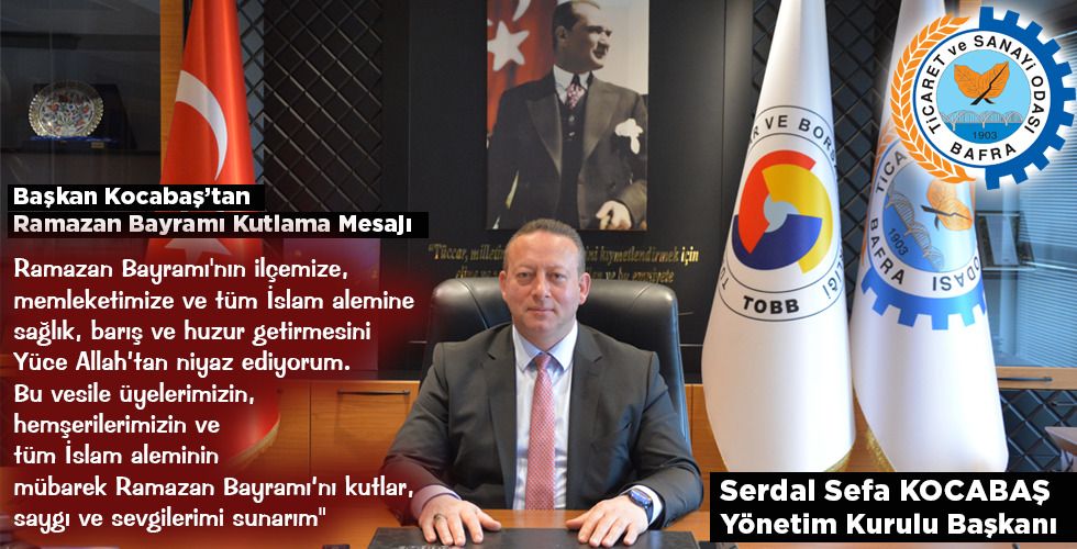 Başkan Kocabaş’tan Ramazan Bayramı Kutlama Mesajı