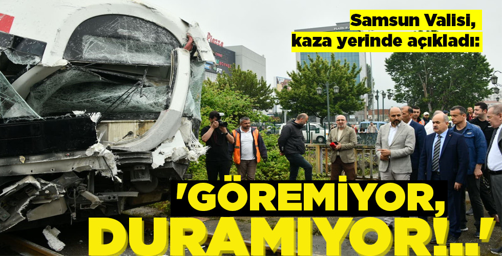 ‘GÖREMİYOR, DURAMIYOR!..’