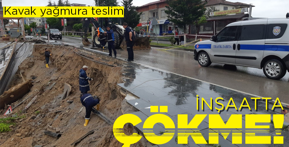İNŞAATTA ÇÖKME!