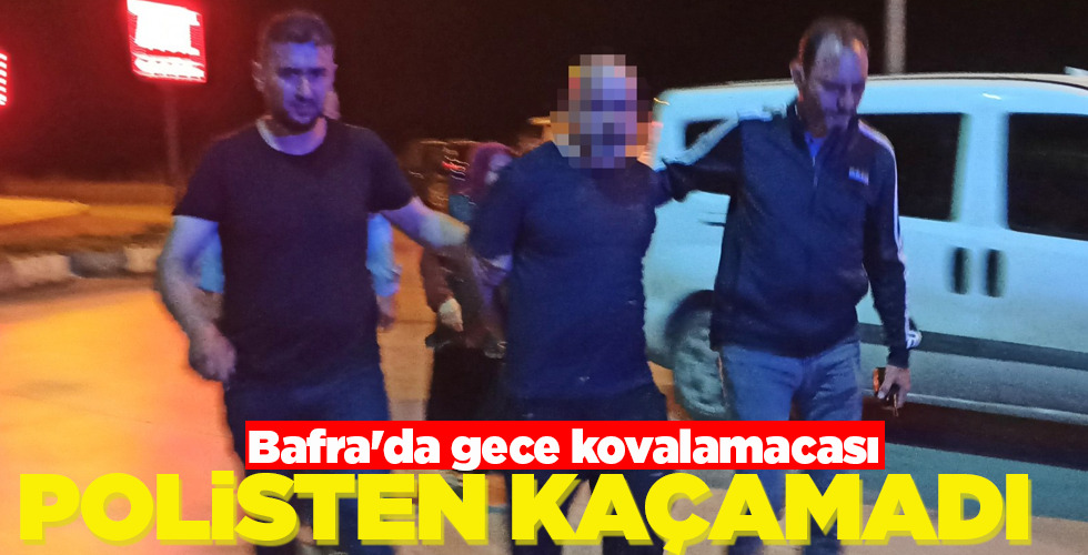 POLİSTEN KAÇAMADI