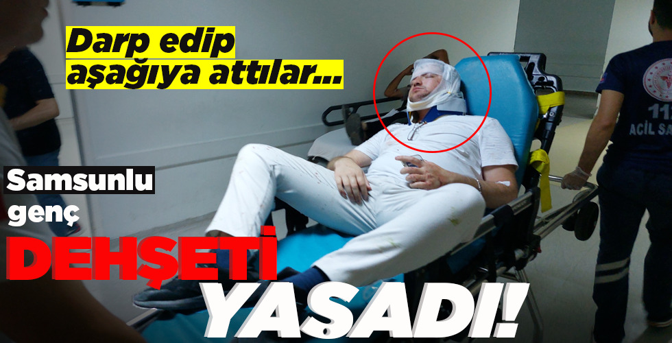SAMSUNLU GENÇ  DEHŞETİ YAŞADI!