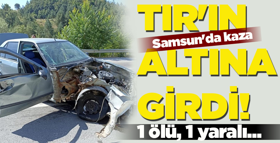 TIR’IN ALTINA GİRDİ!