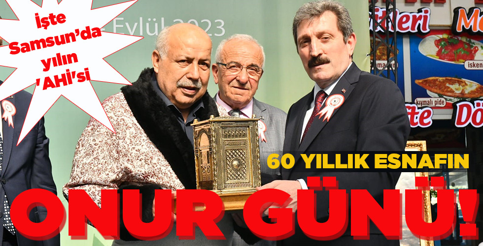 60 YILLIK ESNAFIN ONUR GÜNÜ!