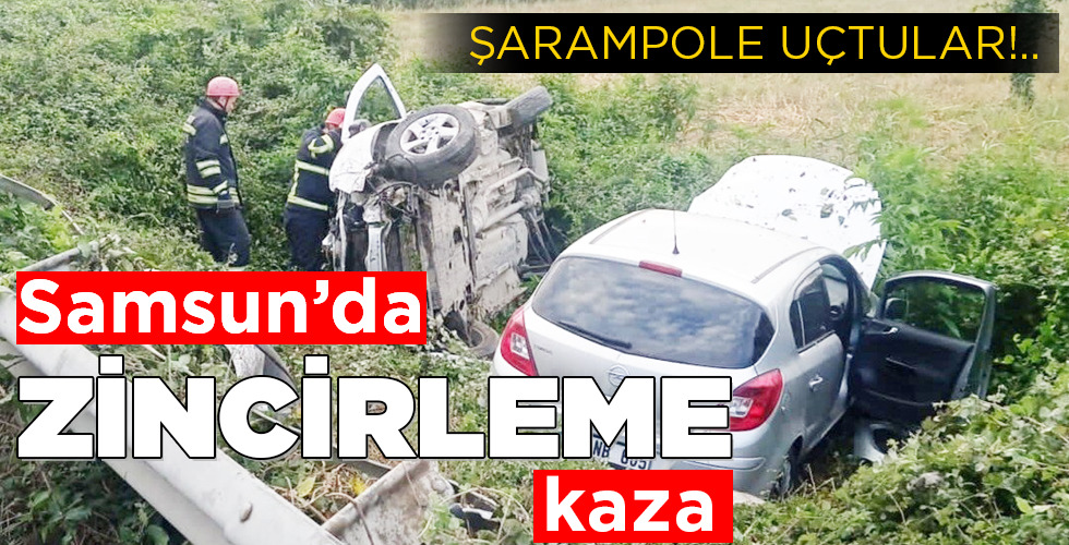 Samsun’da ZİNCİRLEME kaza