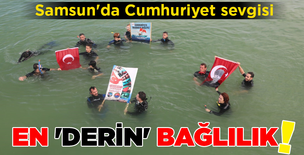 Samsun’da Cumhuriyet sevgisi EN ‘DERİN’ BAĞLILIK!