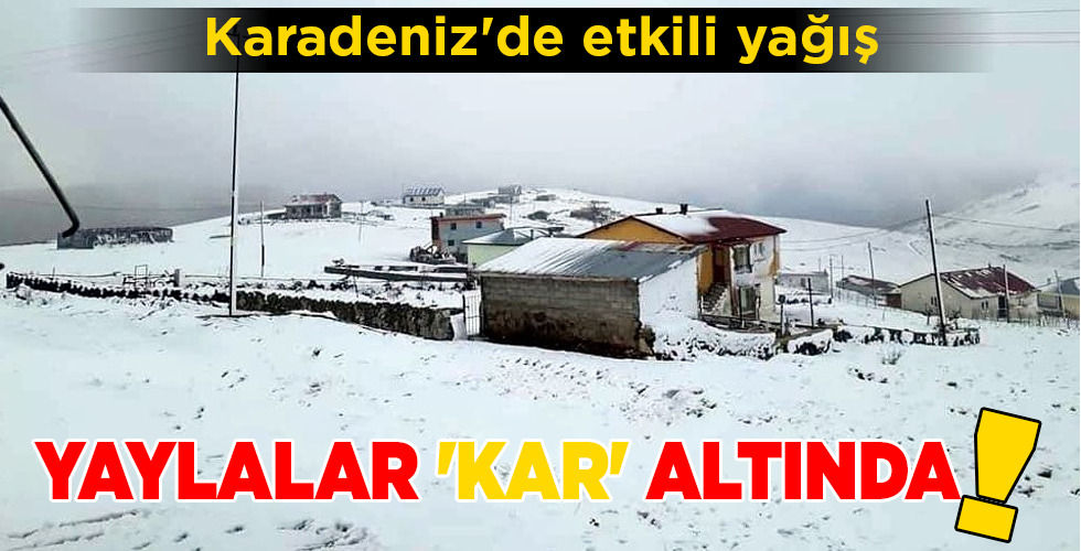 YAYLALAR ‘KAR’ ALTINDA!