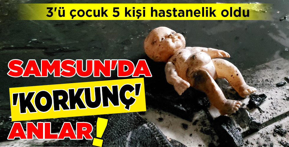 SAMSUN’DA ‘KORKUNÇ’ ANLAR!
