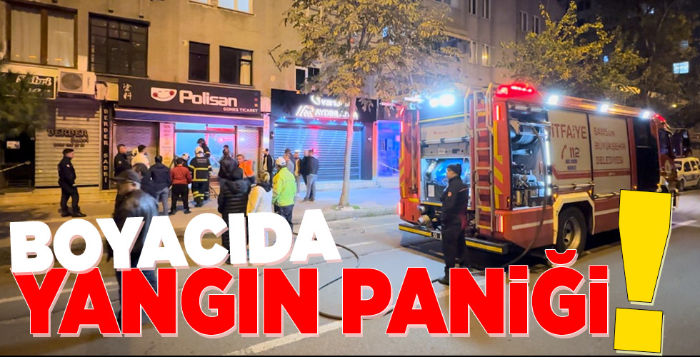 BOYACIDA YANGIN PANİĞİ