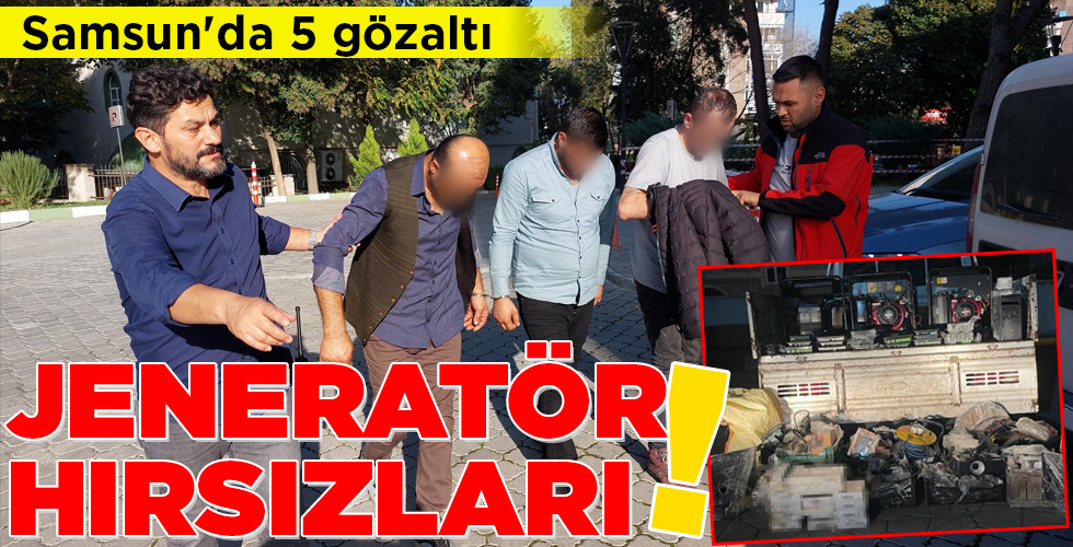 JENERATÖR HIRSIZLARI!