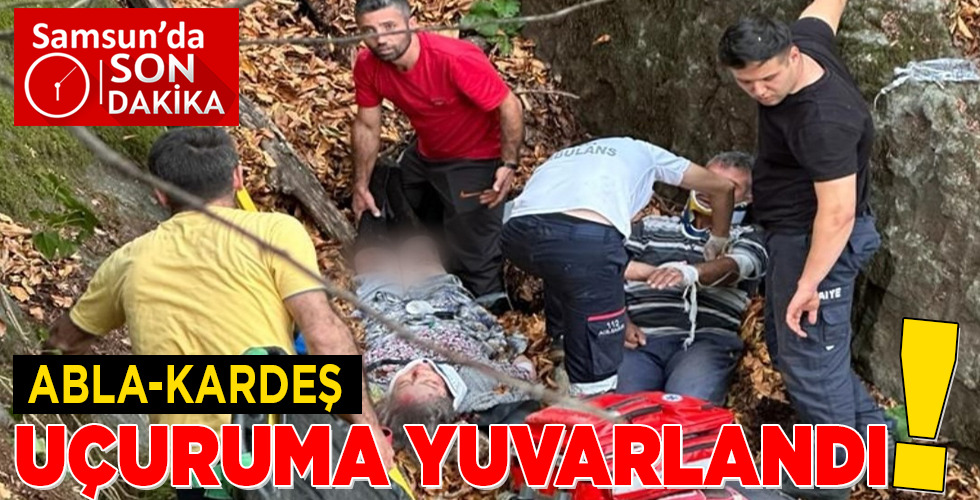 ABLA-KARDEŞ UÇURUMA YUVARLANDI!