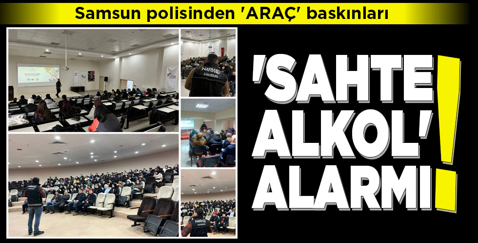 ‘SAHTE ALKOL’ ALARMI!
