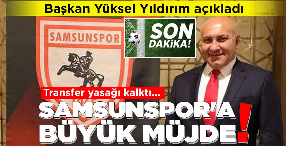 SAMSUNSPOR’A BÜYÜK MÜJDE!