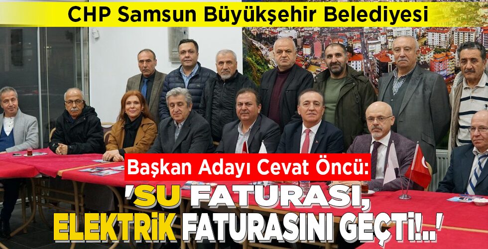 ‘SU FATURASI, ELEKTRİK FATURASINI GEÇTİ!..’