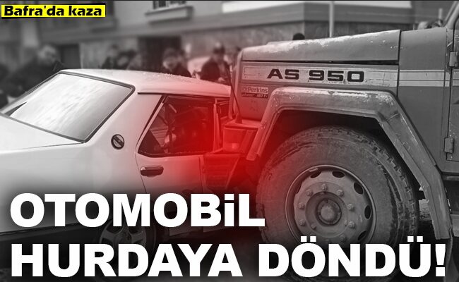 OTOMOBİL HURDAYA DÖNDÜ