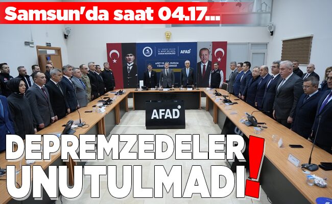 DEPREMZEDELER UNUTULMADI!