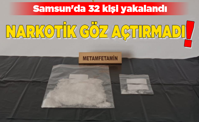 NARKOTİK GÖZAÇTIRMADI