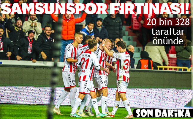 SAMSUNSPOR FIRTINASI!