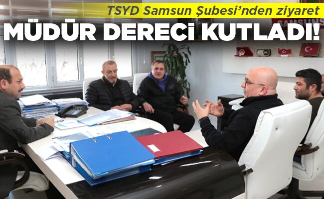 MÜDÜR DERECİ KUTLADI!