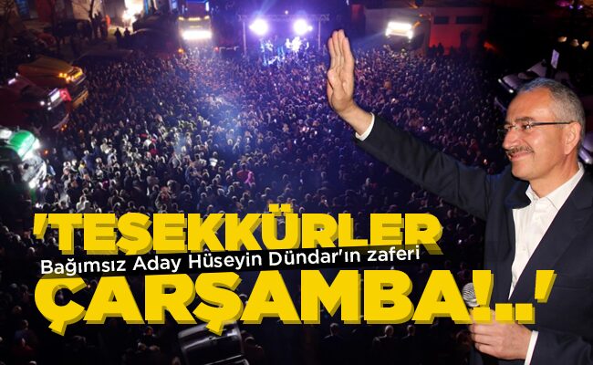 ‘TEŞEKKÜRLER ÇARŞAMBA!..’