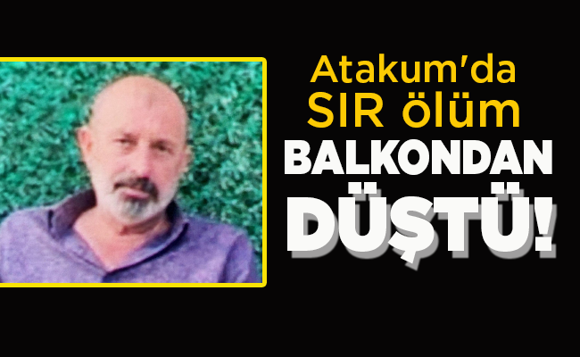 BALKONDAN DÜŞTÜ!