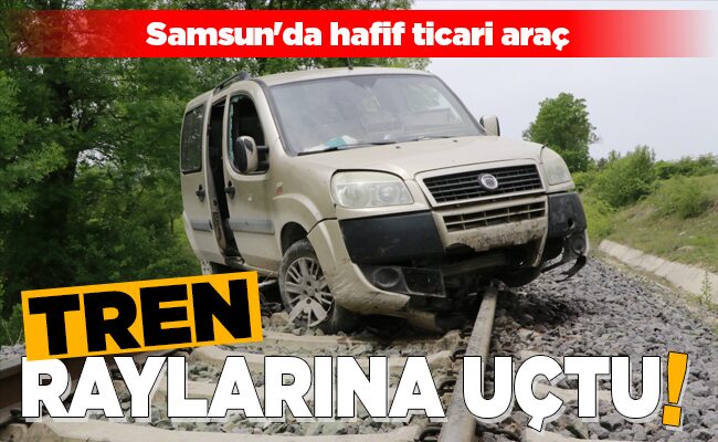 TREN RAYLARINA UÇTU!